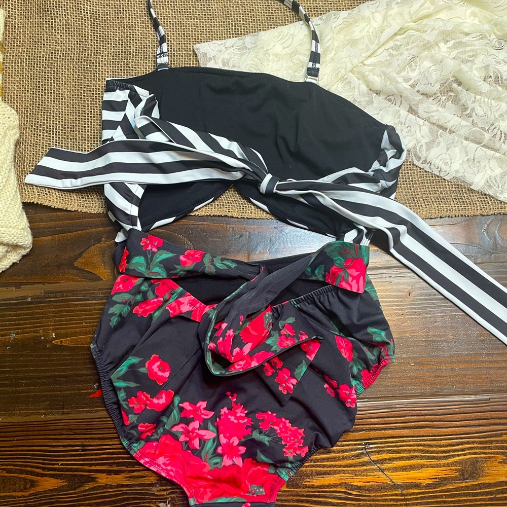 One piece swimsuit!
